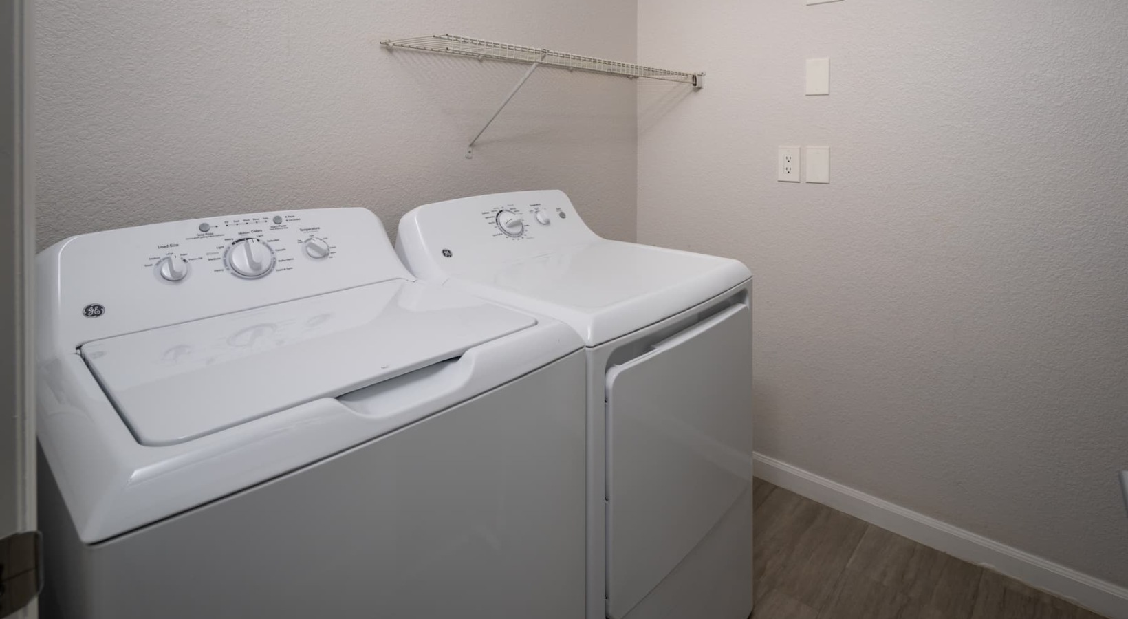 Washer and dryer space washer and dryer in laundry room