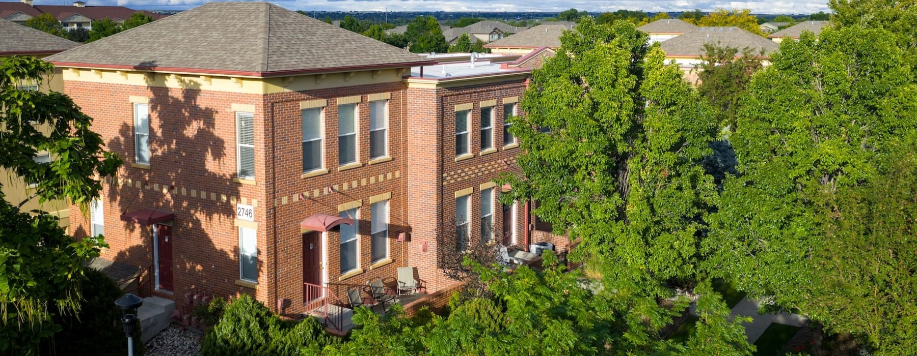 exterior view of buildings