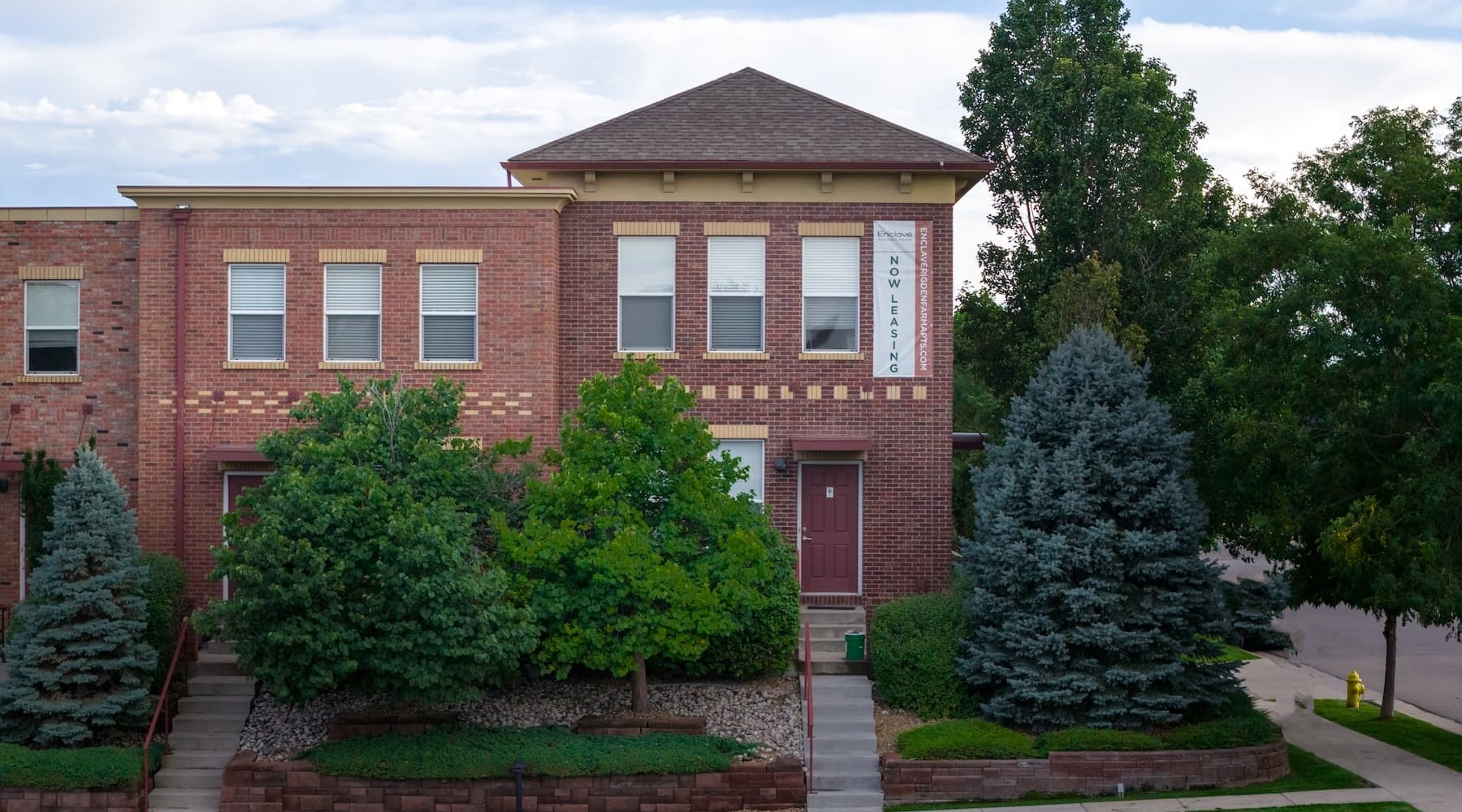 exteriors showing landscaping and accessible sidewalks