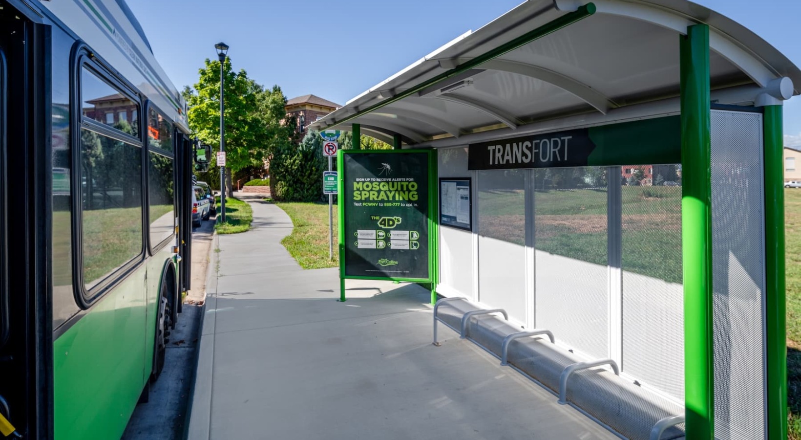 Local transit stop local bus stop area